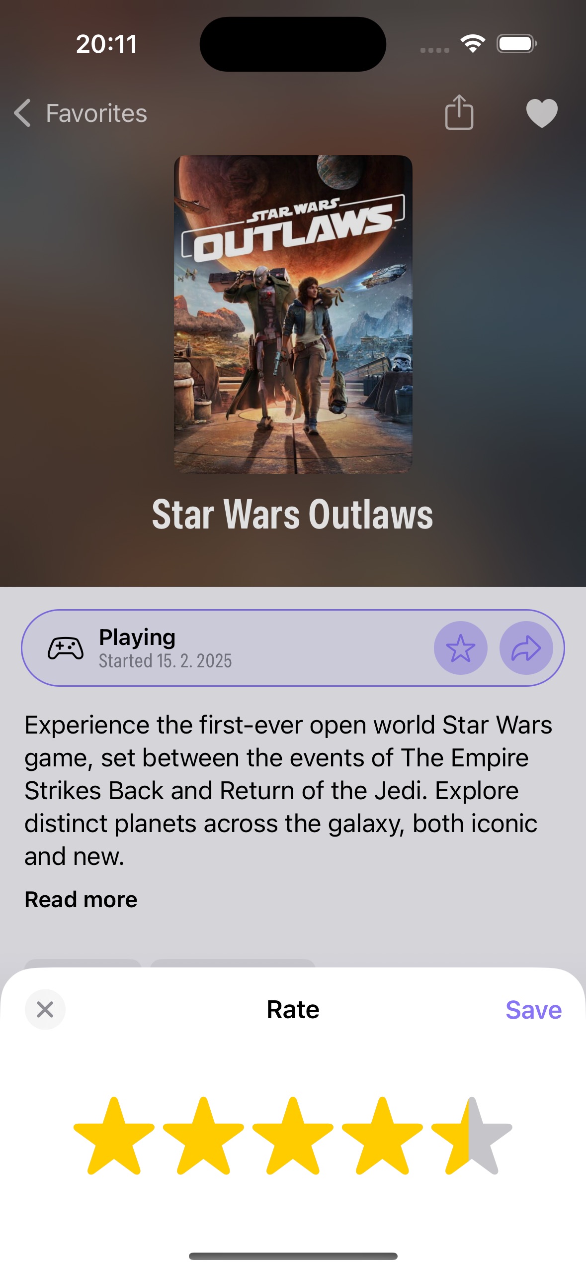 GamingBuddy detailed game information with summary and screenshots